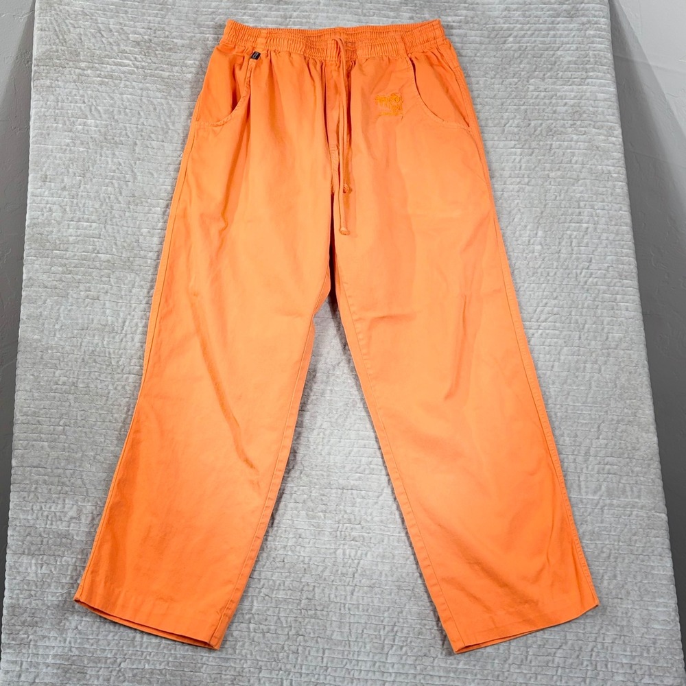 Crazy Shirts Hawaii Original Apricot Dyed Orange Cotton Pants Mens M B008186
